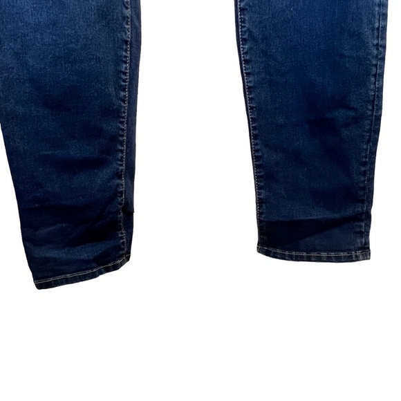 Warehouse One Women's Jeans Size 34 Reg Blue Dark Wash Bottoms Up Skinny - Picture 5 of 12